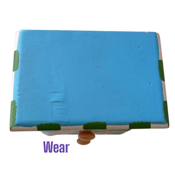 Milson & Louis Hand Painted Jewelry Box Chest Of Drawers Colorful Shabby READ - Picture 6 of 16